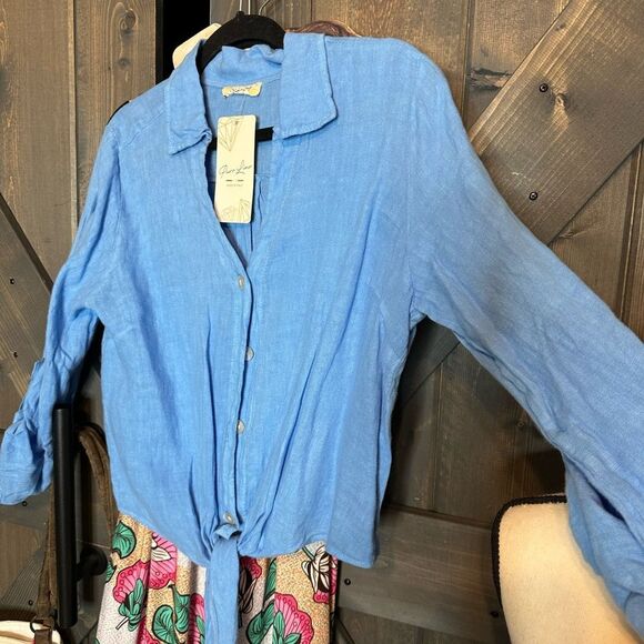 Italian Linen Top - Picture 6 of 13